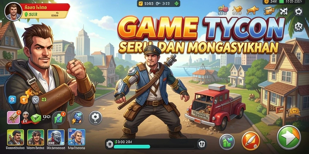 Tampilan gameplay Tycoon yang menarik dan interaktif.