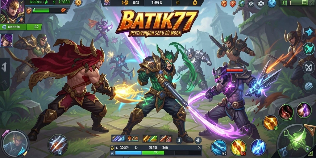 Gameplay seru dan strategis di arena pertempuran BATIK77.