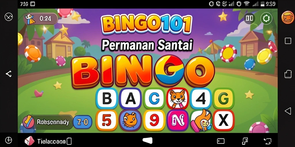 Tampilan gameplay BINGO101 yang seru dan interaktif.