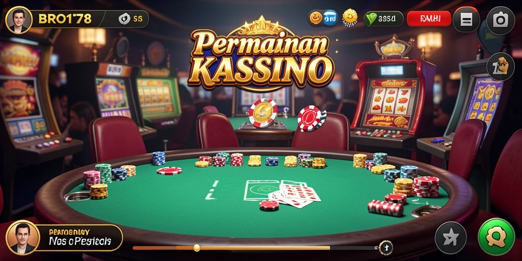 Tampilan gameplay seru dalam BRO178 dengan berbagai pilihan kasino.