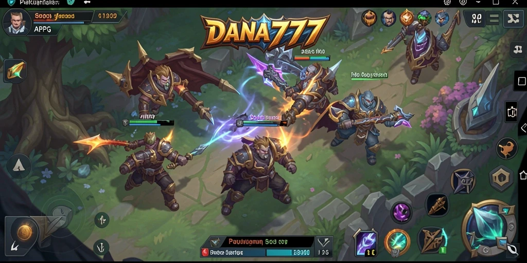 Tampilan menarik dari gameplay ARPG DANA777 yang seru.