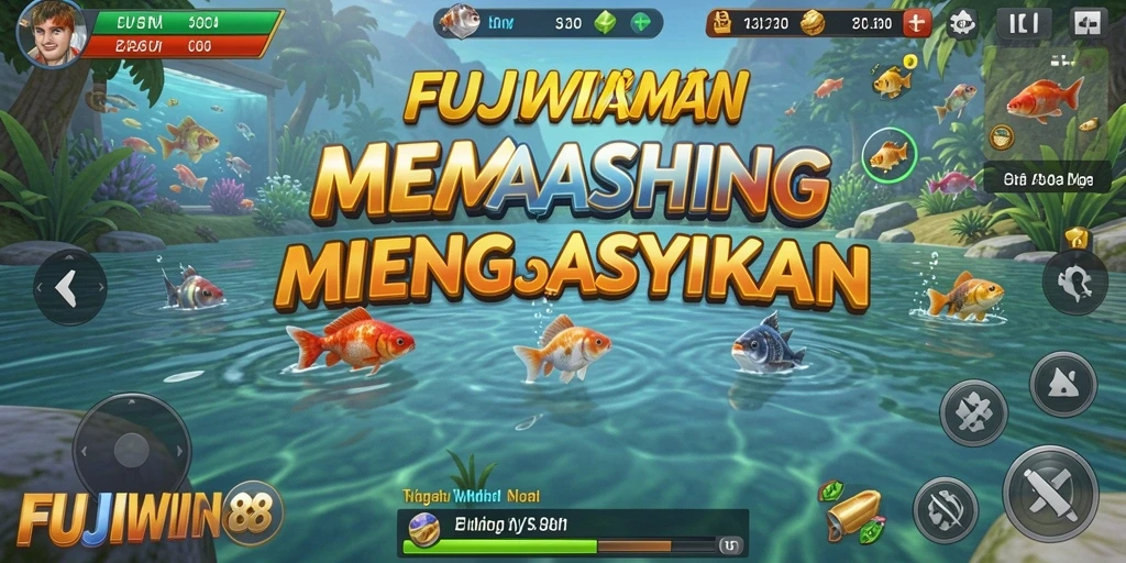 Screenshot gameplay FUJIWIN88 menunjukkan pengalaman memancing yang menakjubkan.