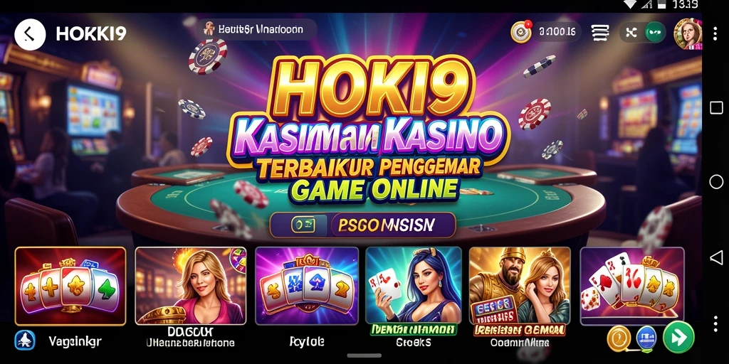 Tampilan gameplay HOKI9 yang menarik dan mendebarkan.