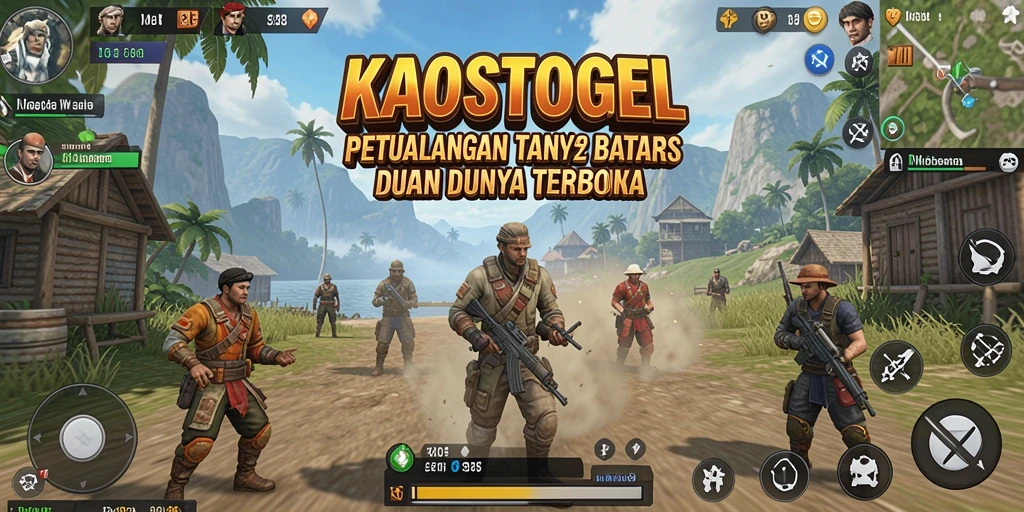 Skrinsut gameplay KAOSTOGEL menunjukkan petualangan di dunia terbuka yang menakjubkan.
