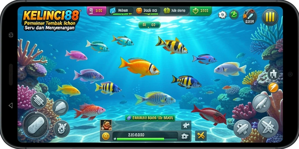 Momen menembak ikan dalam KELINCI88 yang mengasyikkan.