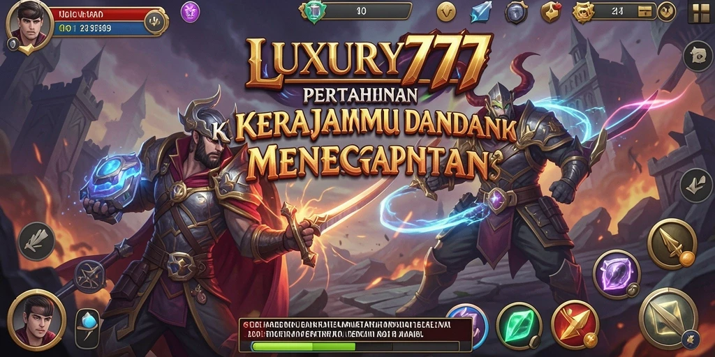 Gameplay menegangkan di LUXURY777 dengan strategi Tower Defense.