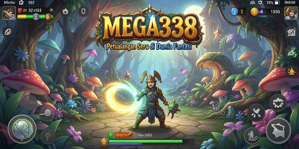 Tampilan gameplay seru dengan dunia petualangan yang menakjubkan.