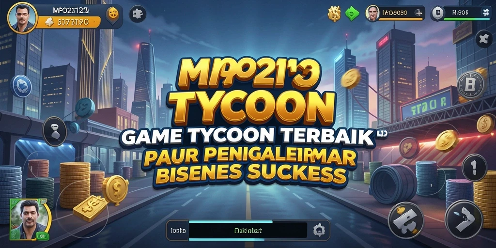 Screenshot MPO2121 menampilkan momen seru dari pengelolaan bisnis Tycoon.