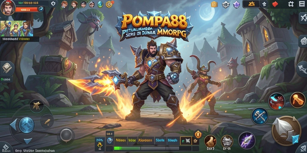 Screenshot POMPA88 menampilkan aksi pertempuran yang seru dan grafik menakjubkan.