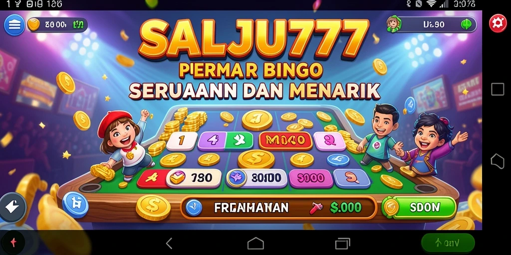 Tampilan gameplay SALJU777 yang seru dan menarik di Bingo.