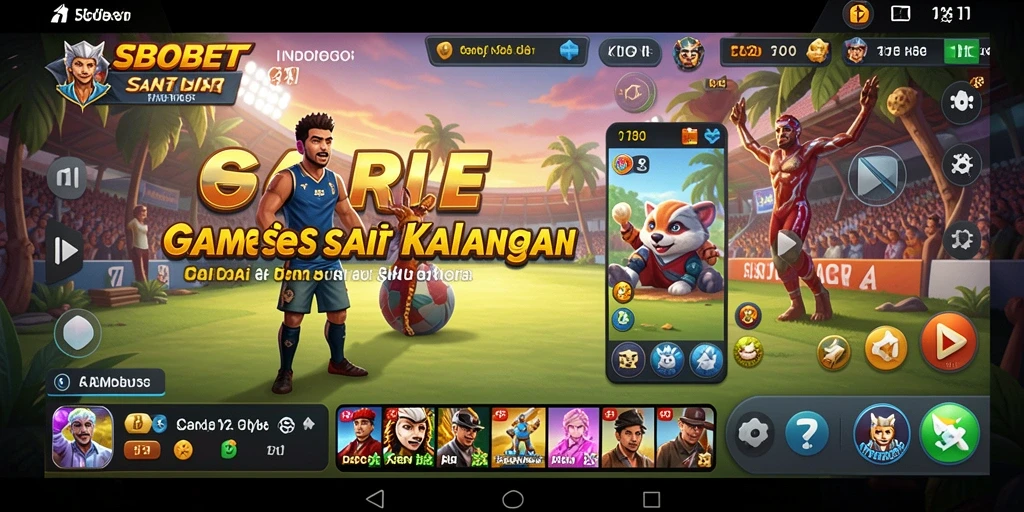 Screenshot gameplay SBOBET menampilkan suasana santai dan menyenangkan.