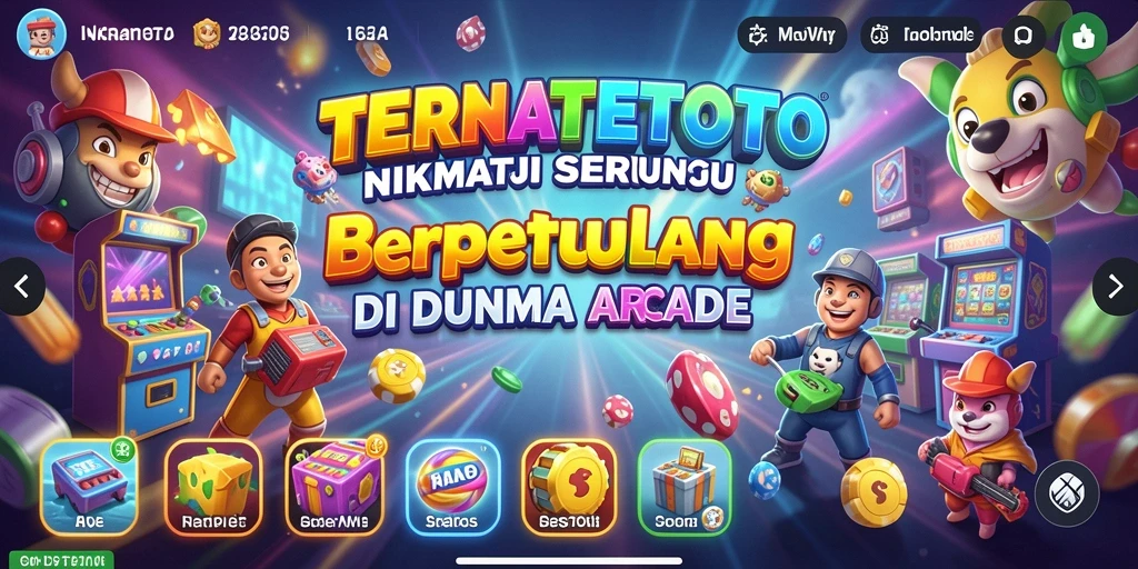 Gameplay seru TERNATETOTO dengan berbagai rintangan menarik.