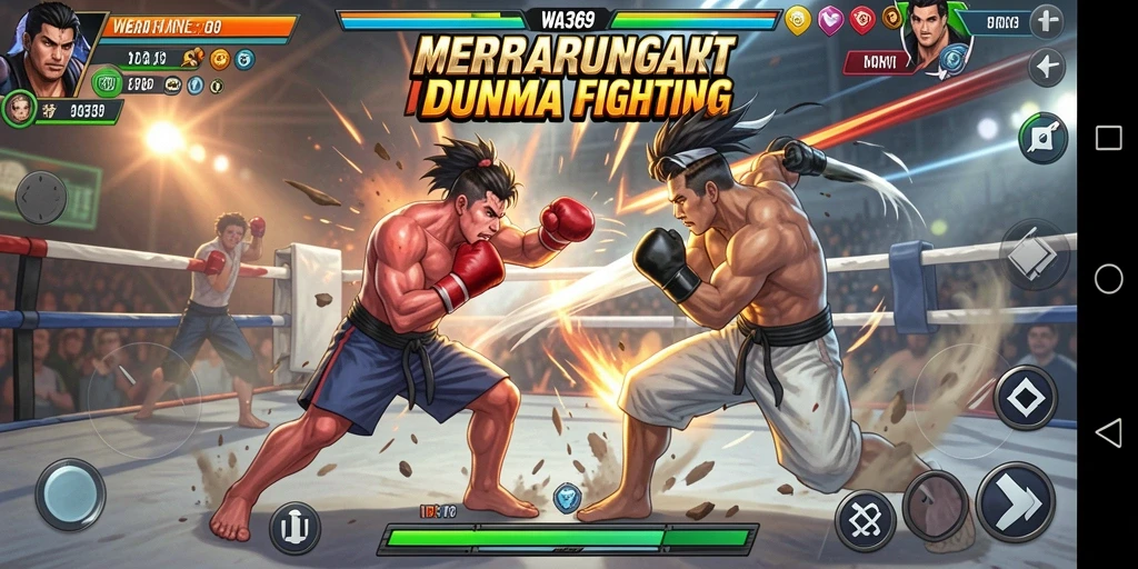 Gameplay menarik dan karakter kuat dalam pertarungan Fighting.